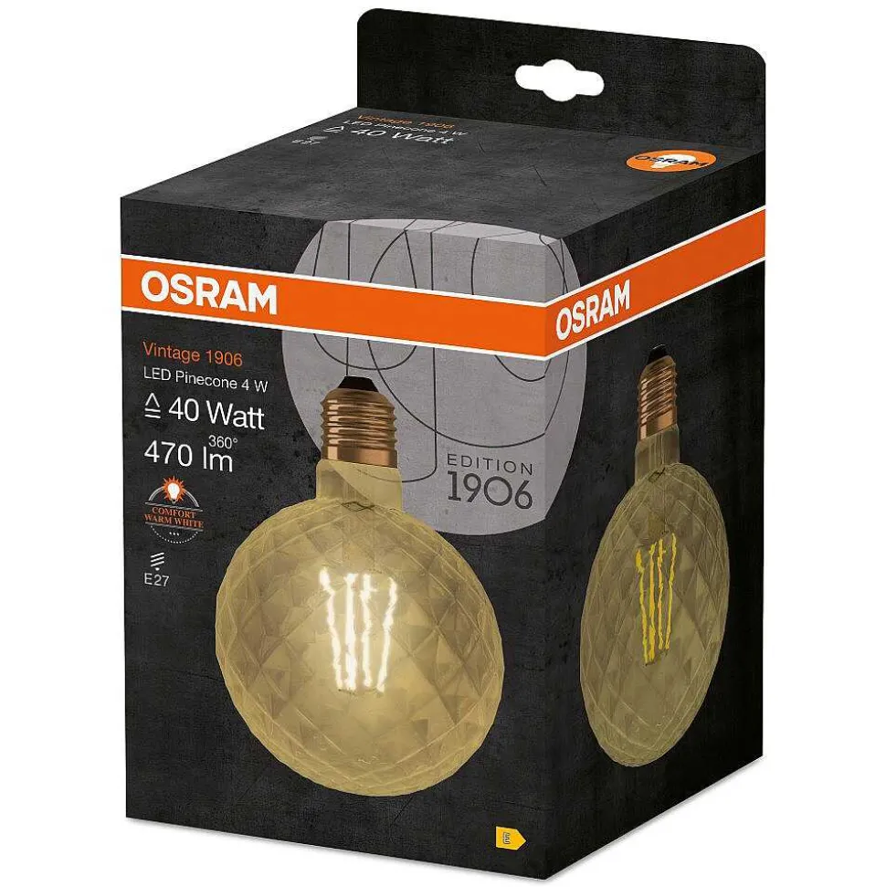 Osram Vintage 1906® Led E27 4 Watt 2400 Kelvin 470 Lumen