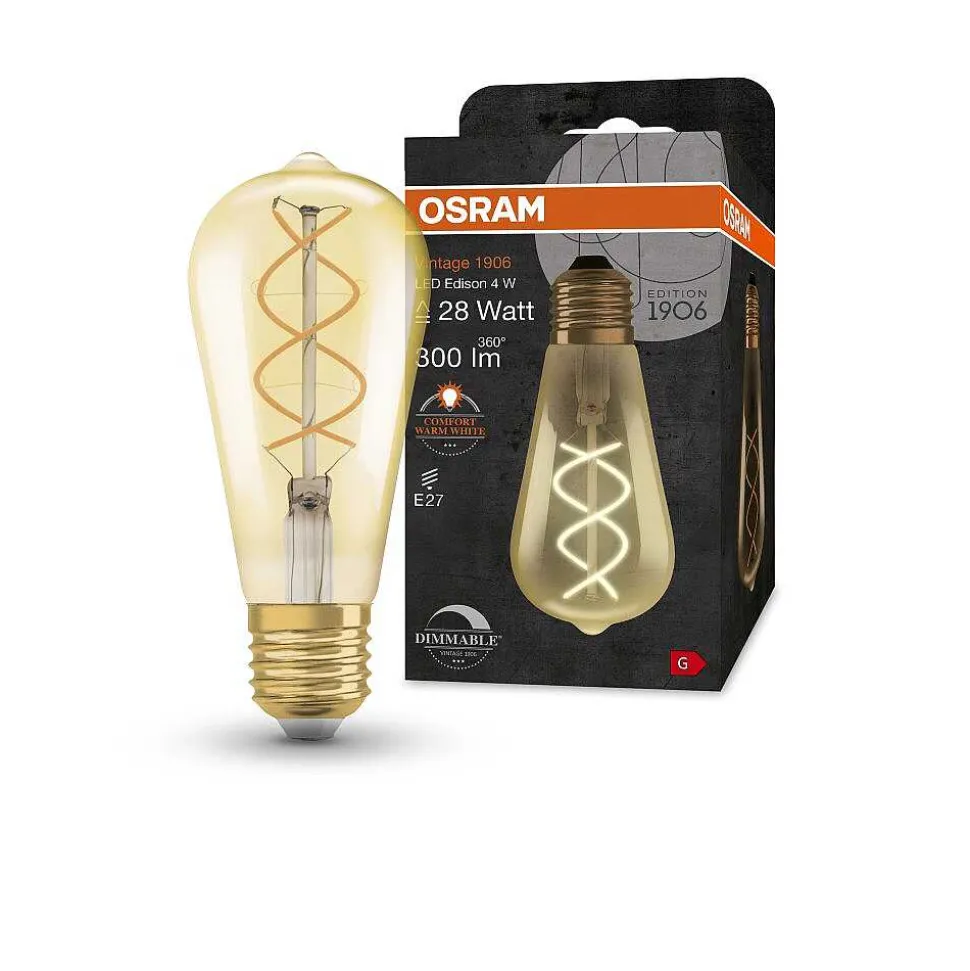 Osram Vintage 1906® Led E27 4 Watt 2000 Kelvin 300 Lumen
