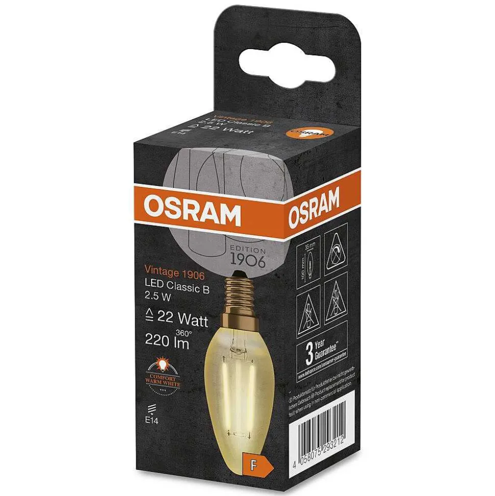 Osram Vintage 1906® Led E14 2,5 Watt 2400 Kelvin 220 Lumen