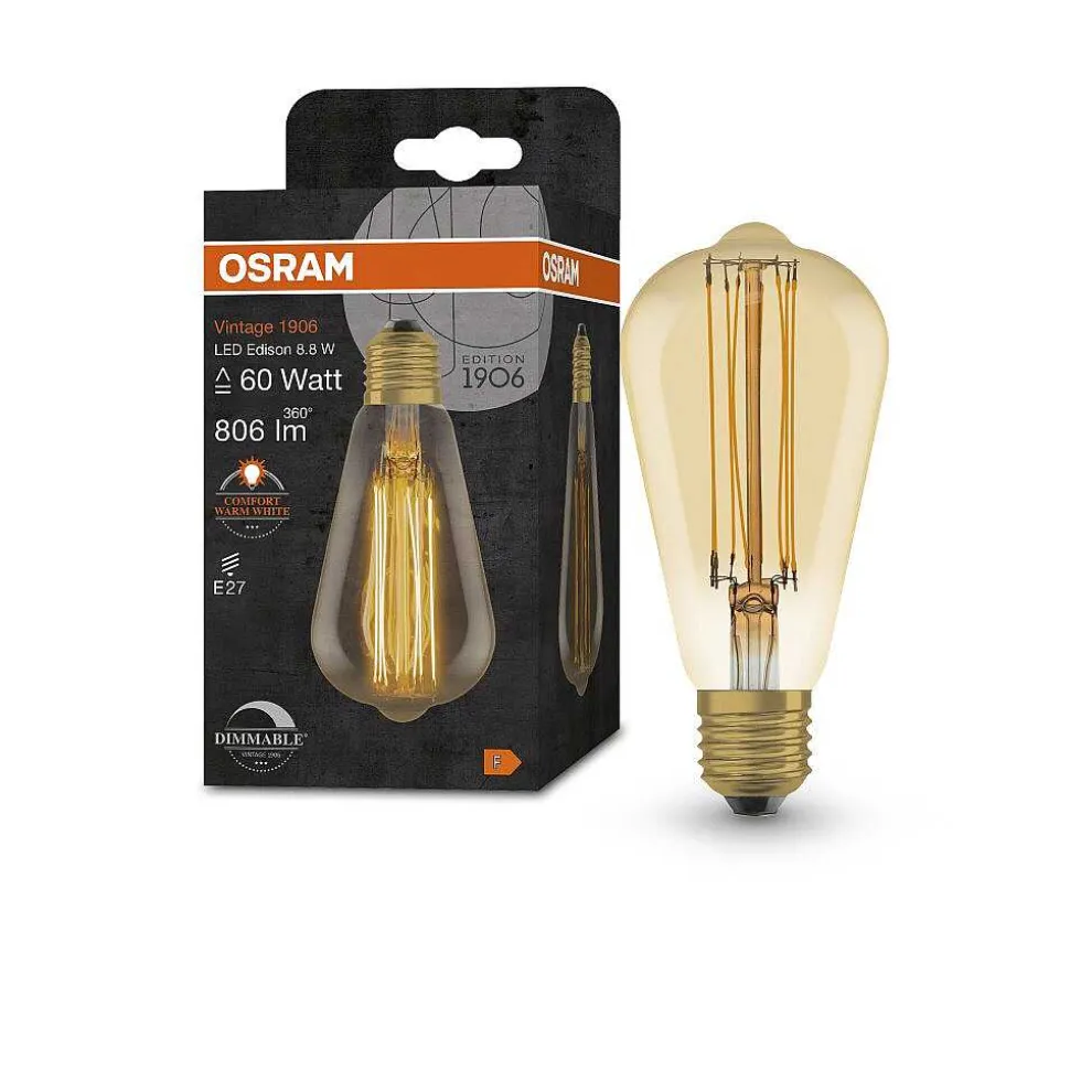 Osram Vintage 1906® Led E27 8,8 Watt 2200 Kelvin 806 Lumen
