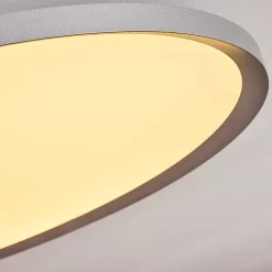 Panneau Led Kombito Argente, Blanc, 1 Lumiere, Telecommandes