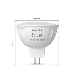 Philips Hue Led Gu5.3 6,3 Watt 2000-6500 Kelvin 400 Lumen