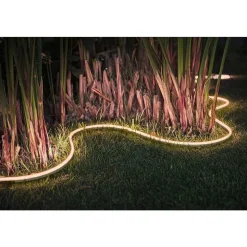 Philips Hue Lot De 2 Bandes Led D'Exterieur Transparent, 1 Lumiere, Changeur De Couleurs