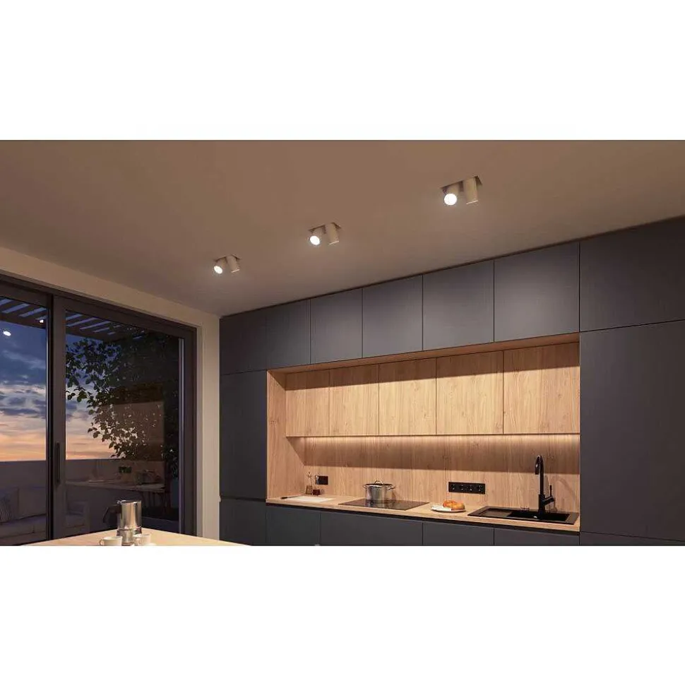 Philips Hue Lot De 2 Led Gu5.3 6,3 Watt 2000-6500 Kelvin 400 Lumen