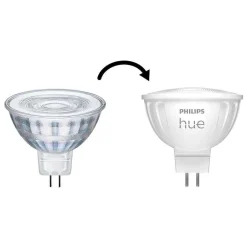 Philips Hue Lot De 2 Led Gu5.3 6,3 Watt 2000-6500 Kelvin 400 Lumen