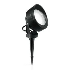 Pique De Terre Ideallux Tommy Noir, 1 Lumiere