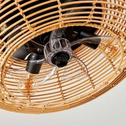 Plafonnier 50 Cm Mulstrand Noir, 4 Lumieres