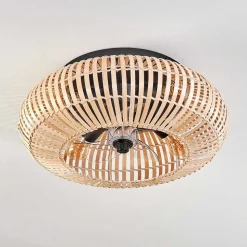 Plafonnier 50 Cm Mulstrand Noir, 4 Lumieres, Telecommandes