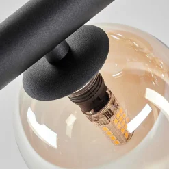 Plafonnier - Verre 10 Cm, 12 Cm, 15 Cm Chehalis Ambre, Fume, 10 Lumieres