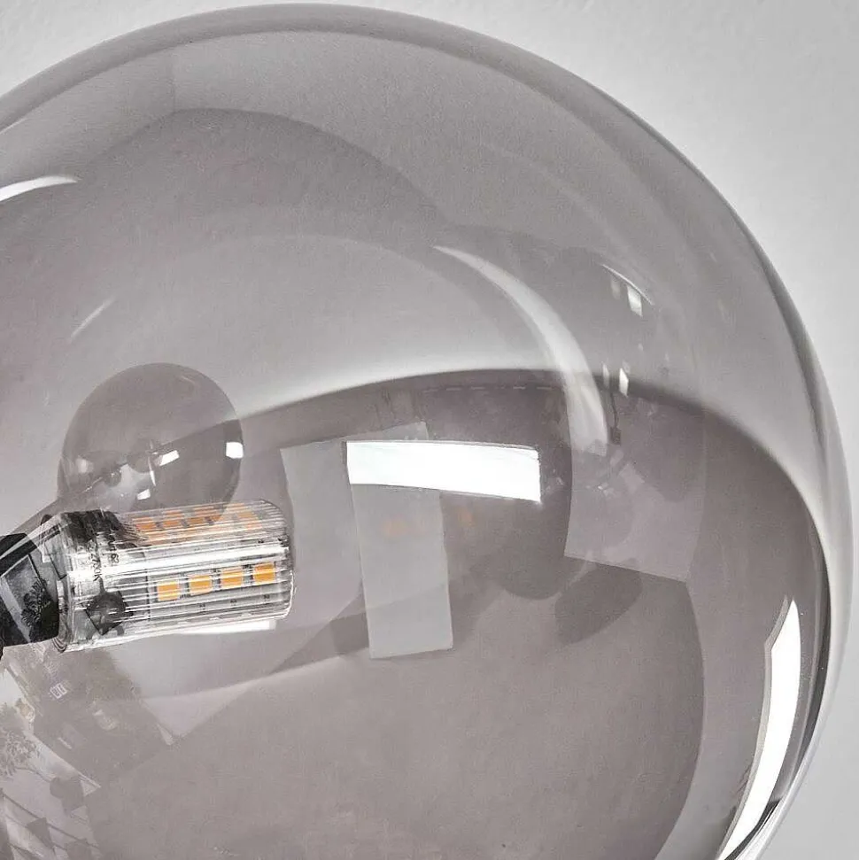 Plafonnier - Verre 15 Cm Chehalis Fume, 6 Lumieres