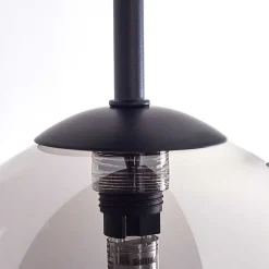 Plafonnier - Verre Chehalis Fume, 5 Lumieres