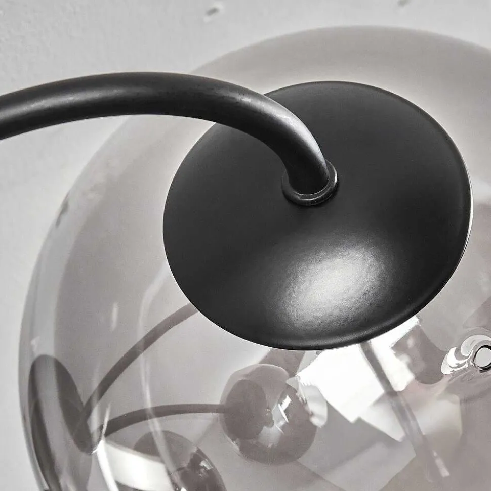 Plafonnier - Verre Chehalis Fume, 6 Lumieres