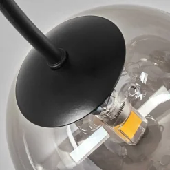 Plafonnier - Verre Chehalis Fume, 6 Lumieres