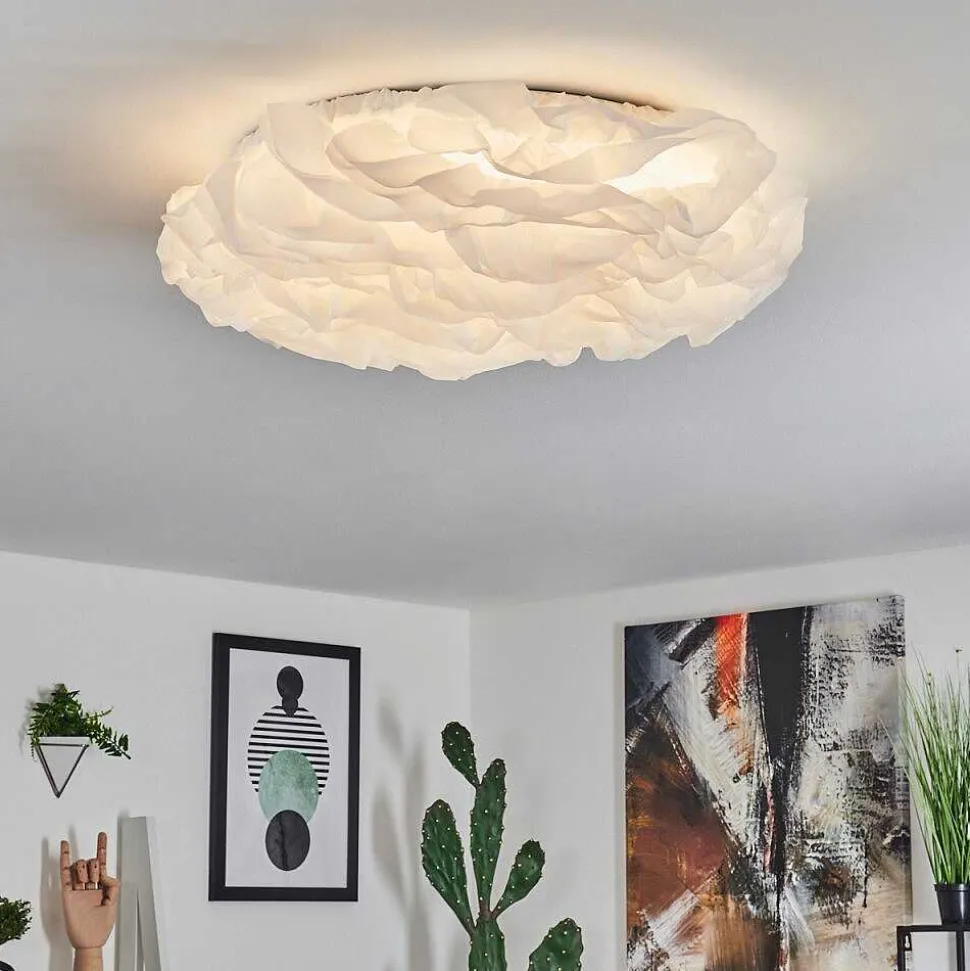 Plafonnier Adegoiva Led Blanc, 1 Lumiere