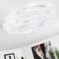Plafonnier Adegoiva Led Blanc, 1 Lumiere