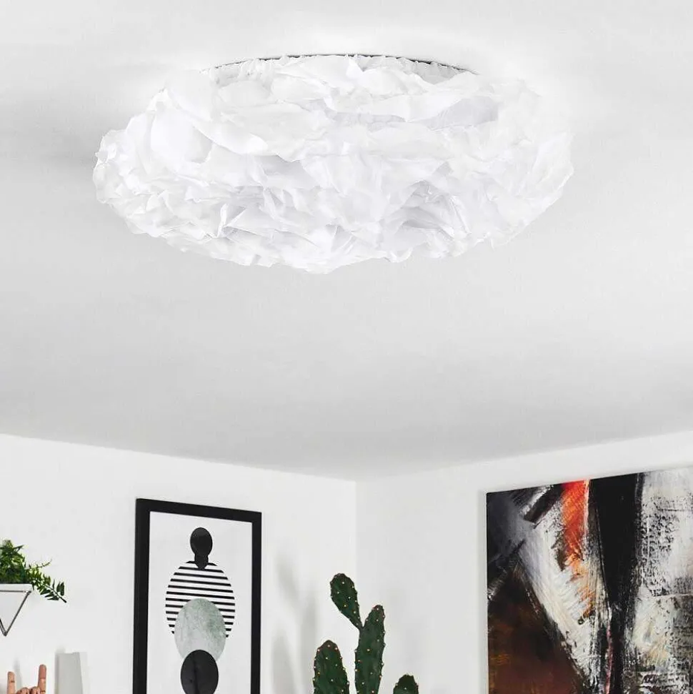 Plafonnier Adegoiva Led Blanc, 1 Lumiere