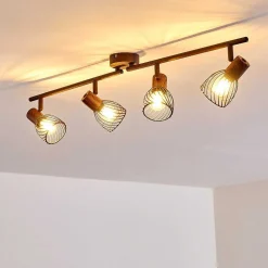 Plafonnier Arjen Brun, Rouille, 4 Lumieres