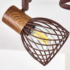 Plafonnier Arjen Rouille, 3 Lumieres