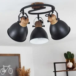 Plafonnier Banjul Noir, 3 Lumieres