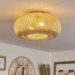 Plafonnier Bauro Ecru, 2 Lumieres