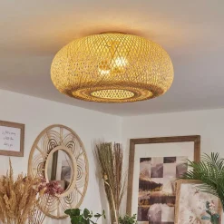 Plafonnier Bauro Ecru, 2 Lumieres