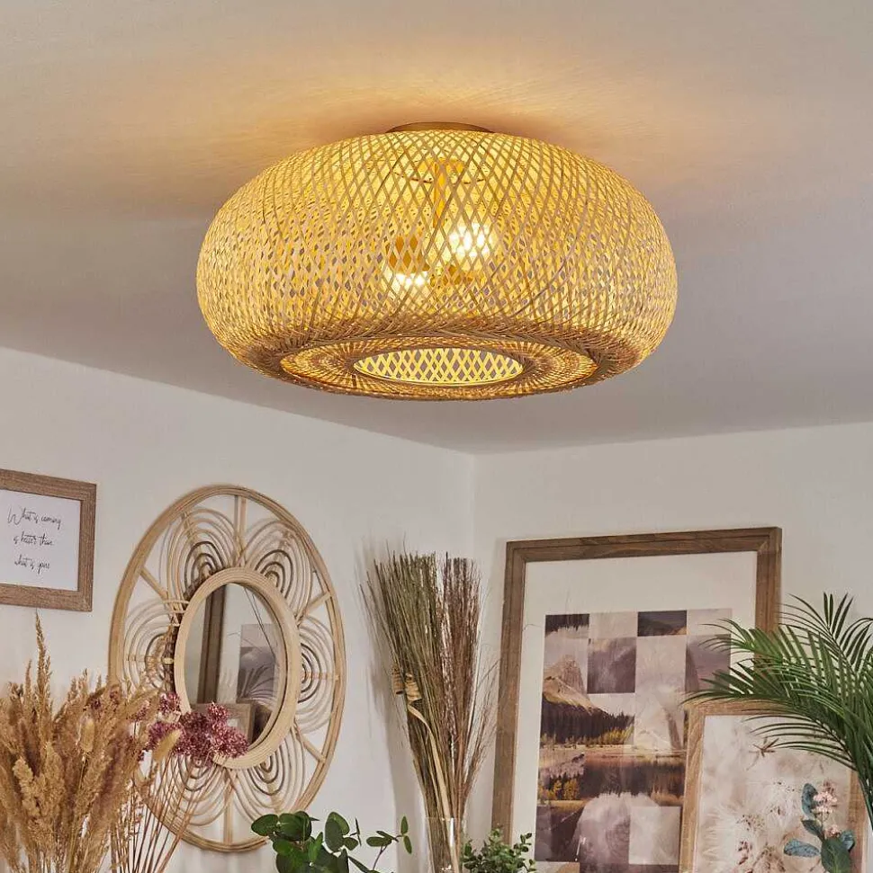 Plafonnier Bauro Ecru, 2 Lumieres