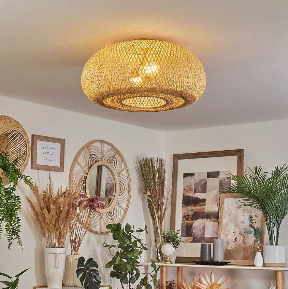 Plafonnier Bauro Ecru, 2 Lumieres