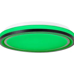 Plafonnier Brilliant Cloe Led Blanc, 1 Lumiere, Telecommandes