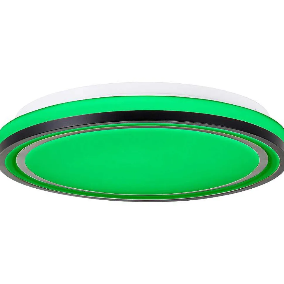 Plafonnier Brilliant Cloe Led Blanc, 1 Lumiere, Telecommandes