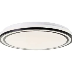 Plafonnier Brilliant Cloe Led Blanc, 1 Lumiere, Telecommandes