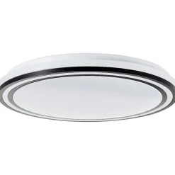 Plafonnier Brilliant Cloe Led Blanc, 1 Lumiere, Telecommandes