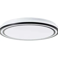 Plafonnier Brilliant Cloe Led Blanc, 1 Lumiere, Telecommandes