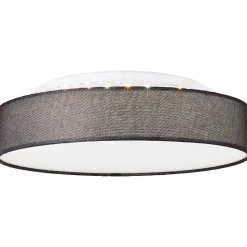 Plafonnier Brilliant Penley Led Blanc, 1 Lumiere, Telecommandes