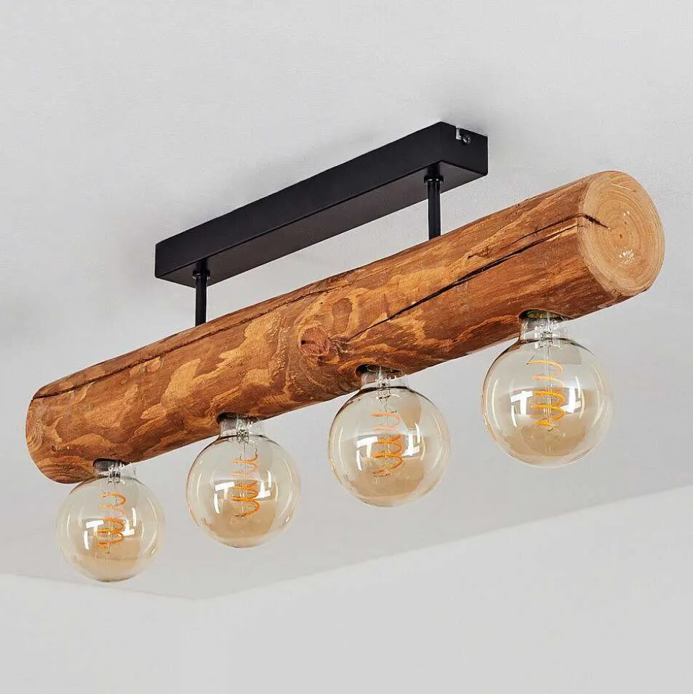 Plafonnier Canedo Noir, 4 Lumieres