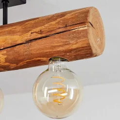 Plafonnier Canedo Noir, 4 Lumieres