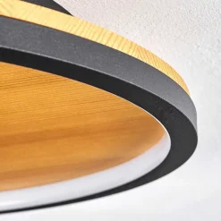 Plafonnier Cardozo Led Ecru, Noir, 1 Lumiere