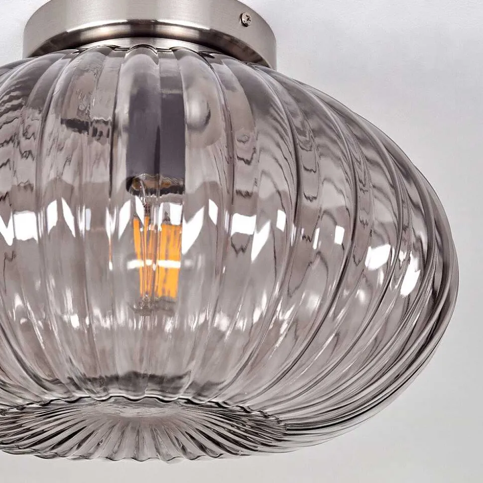 Plafonnier Chapal Nickel Mat, 1 Lumiere