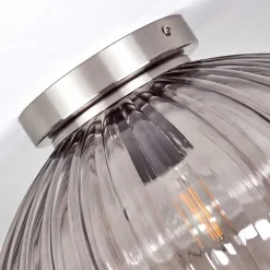 Plafonnier Chapal Nickel Mat, 1 Lumiere