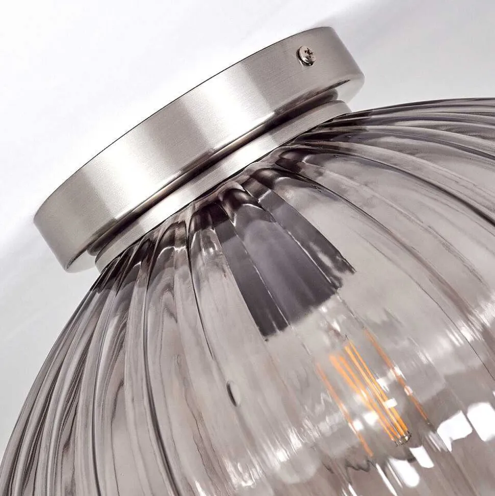 Plafonnier Chapal Nickel Mat, 1 Lumiere