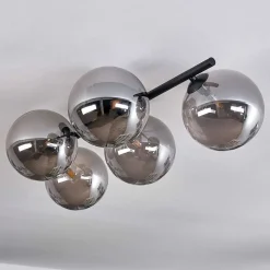 Plafonnier Chehalis Fume, 5 Lumieres