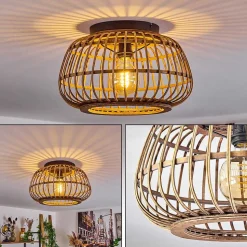 Plafonnier Combeima Noir, 1 Lumiere