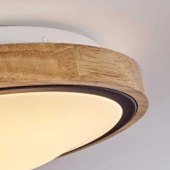 Plafonnier Corinto Led Ecru, Noir, 1 Lumiere