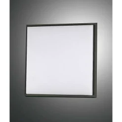 Plafonnier D'Exterieur Fabas Luce Desdy Led Noir, 1 Lumiere
