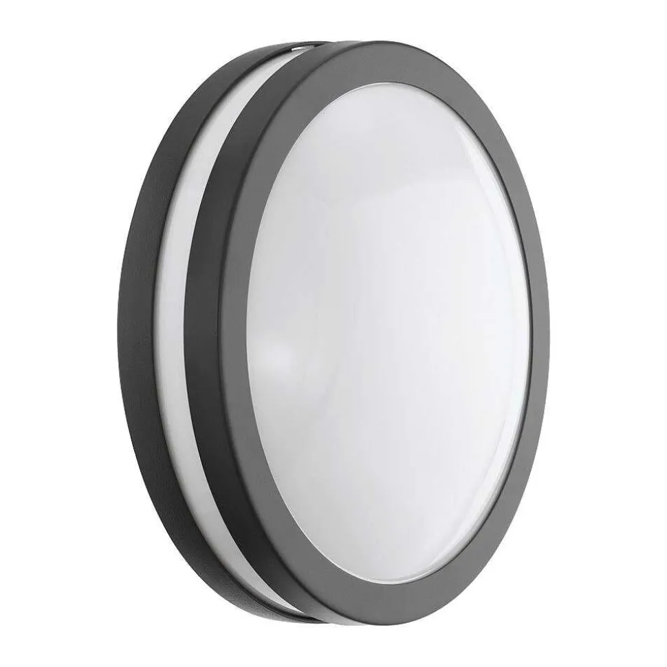 Plafonnier Eglo Connect Locana Led Anthracite, 1 Lumiere