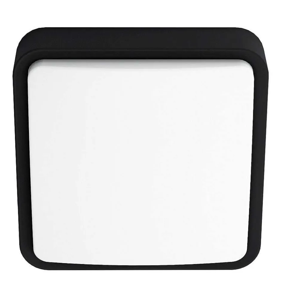 Plafonnier Eglo Connect Piove Led Noir, 1 Lumiere