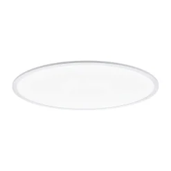 Plafonnier Eglo Connect Sarsina-C Led Blanc, 1 Lumiere, Telecommandes, Changeur De Couleurs