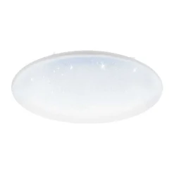 Plafonnier Eglo Franiacw Led Blanc, 1 Lumiere, Telecommandes, Changeur De Couleurs