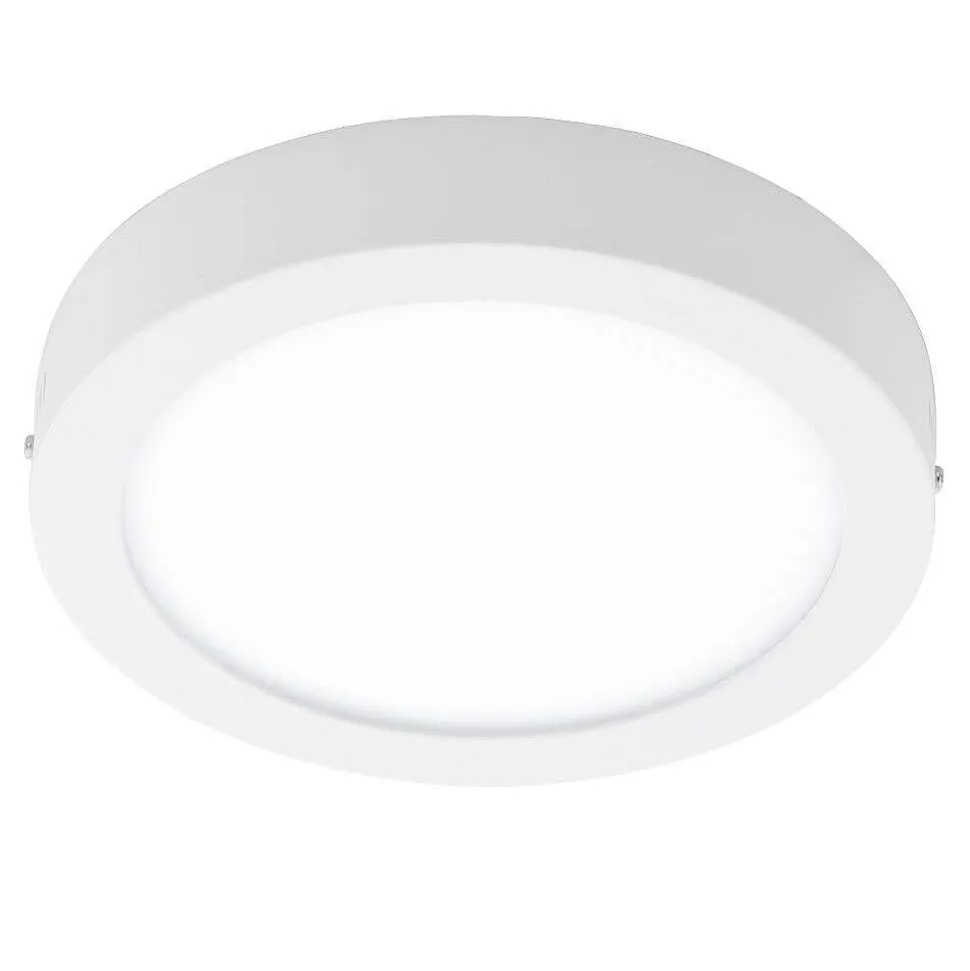 Plafonnier Eglo Fueva-C Led Blanc, 1 Lumiere, Changeur De Couleurs
