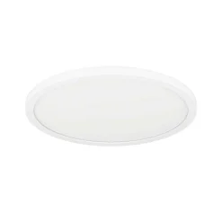 Plafonnier Eglo Rovito-Z Led Blanc, 1 Lumiere, Changeur De Couleurs