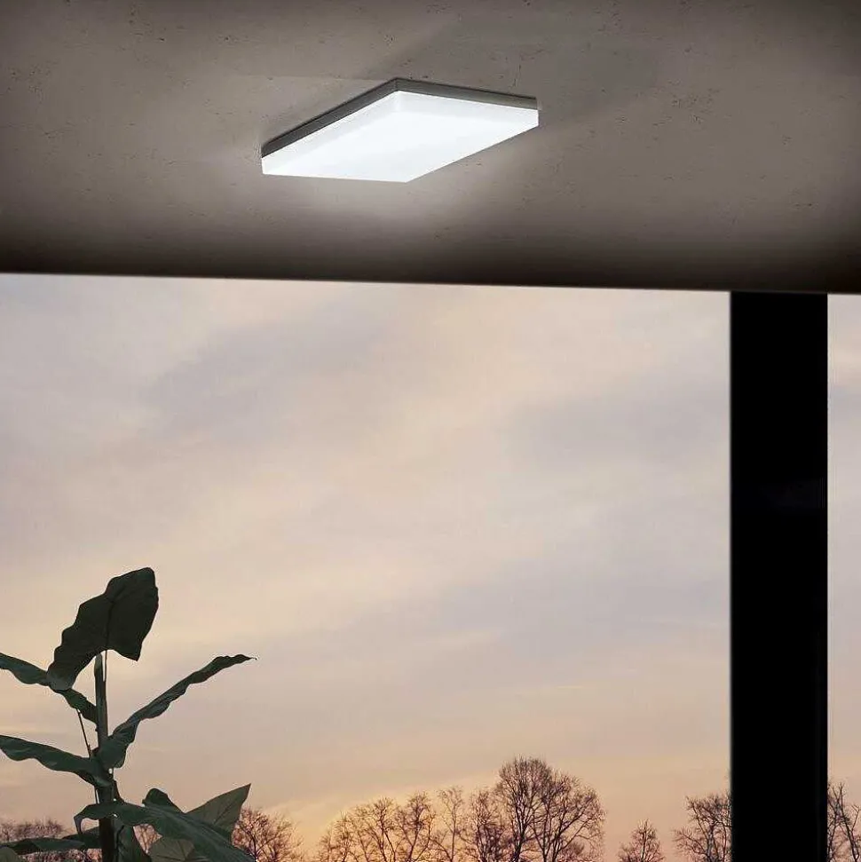 Plafonnier Eglo Sonella Led Anthracite, 1 Lumiere